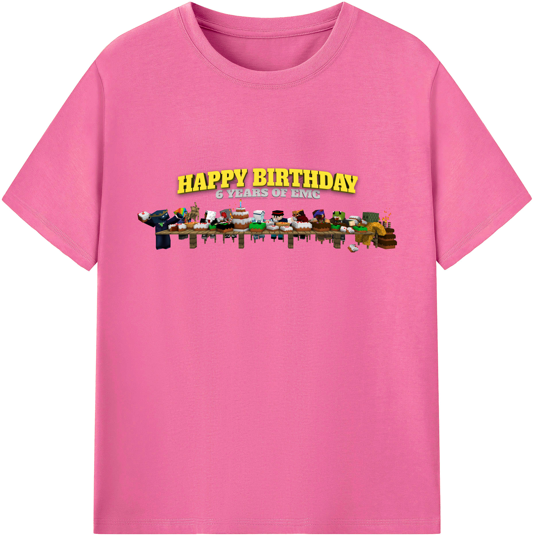 （画像用） マインクラフト ブロックの世界 Minecraft MC Block world レディースカジュアルプリントTシャツ（綿100％）